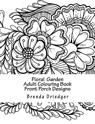 Floral Garden Adult Colouring Book