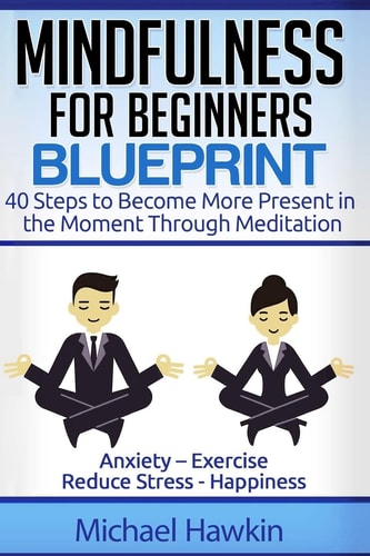 Mindfulness for Beginners Blueprint 40 Steps to Become More Present in the Moment Through Meditation ? Anxiety ? Exercise - Reduce Stress - Happiness