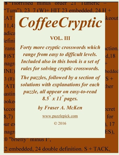 CoffeeCryptic Vol. III