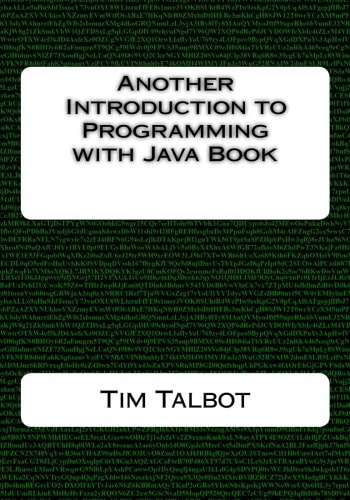 Another Introduction to Programming with Java Book