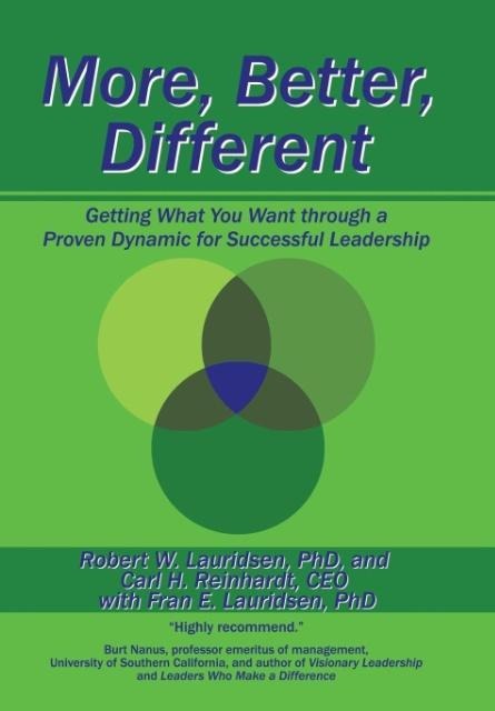 More, Better, Different: Getting What You Want through a Proven Dynamic for Successful Leadership