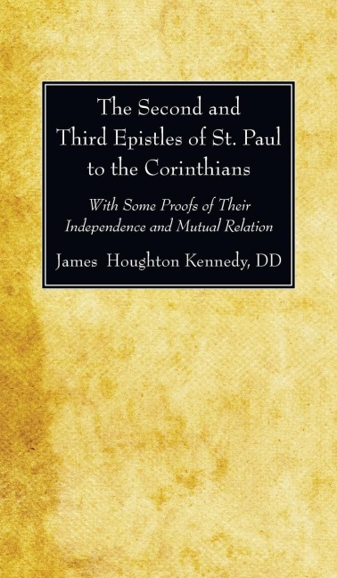The Second and Third Epistles of St. Paul to the Corinthians