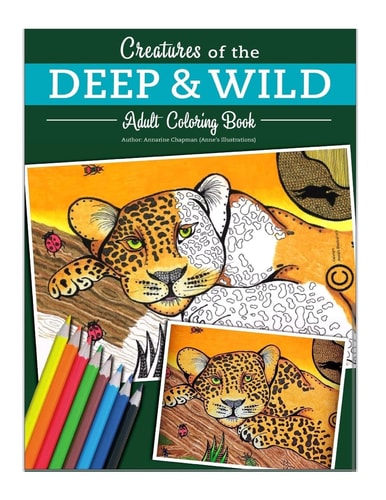 Creatures of the Deep and Wild Creative Coloring for Adults