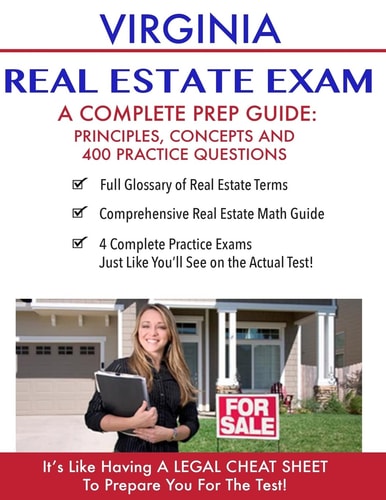 Virginia Real Estate Exam A Complete Prep Guide Principles, Concepts And 400 Practice Questions