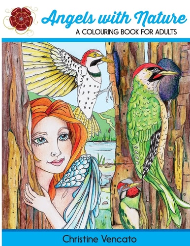 Angels with Nature A Colouring Book for Adults