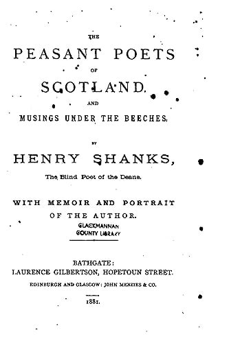 The Peasant Poets of Scotland and Musings Under the Beeches