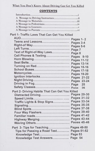 What You Don't Know about Driving Can Get You Killed An Expose of Phony Traffic Laws and Bad Driving Habits!