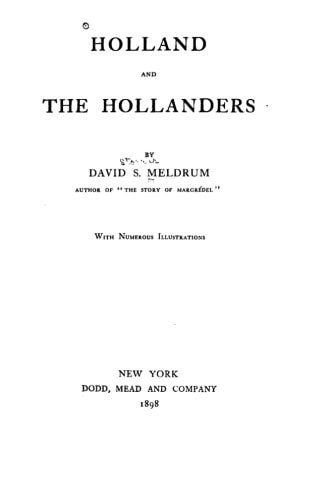 Holland and the Hollanders