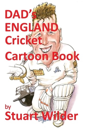 DAD's England Cricket Cartoon Book And Other Sporting, Celebrity Cartoons