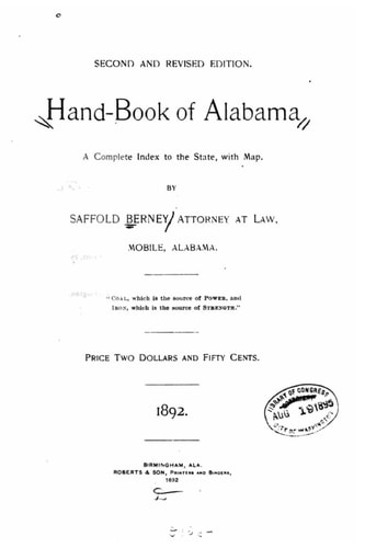 Hand-Book of Alabama , a Complete Index to the State, with Map