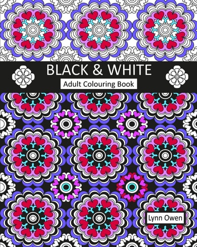 Black and White Colouring Book