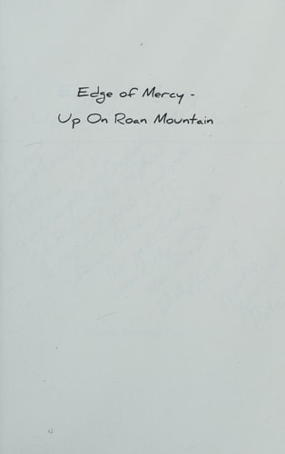 Edge of Mercy - Up on Roan Mountain