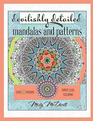 Devilishly Detailed Mandalas and Patterns Expert Level Coloring