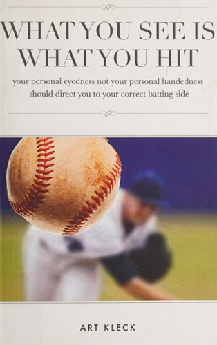 What You See Is What You Hit Your Personal Eyedness Not Your Personal Handedness Should Direct You to Your Correct Batting Side