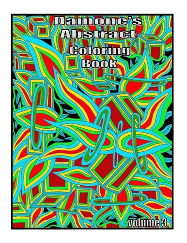 Damones Abstrack Coloring Book 3 Adult Coloring Book