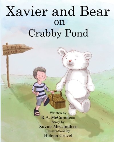 Xavi and Bear on Crab Pond