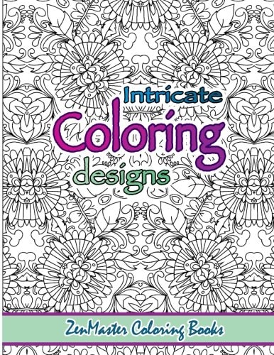 Intricate Coloring Designs Adult Coloring Book