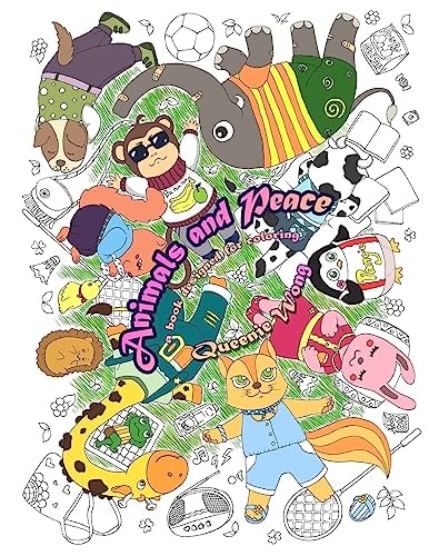 Animals and Peace - a Book Designed for Coloring