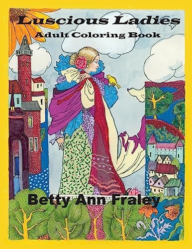 Luscious Ladies Adult Coloring Book