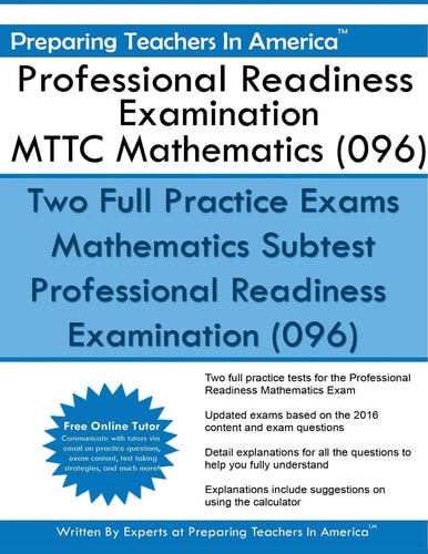 Professional Readiness Examination MTTC Mathematics (096)