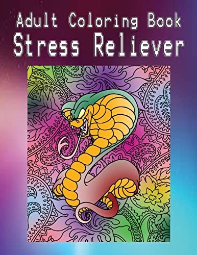 Adult Coloring Book Stress Reliever Mandala Coloring Book