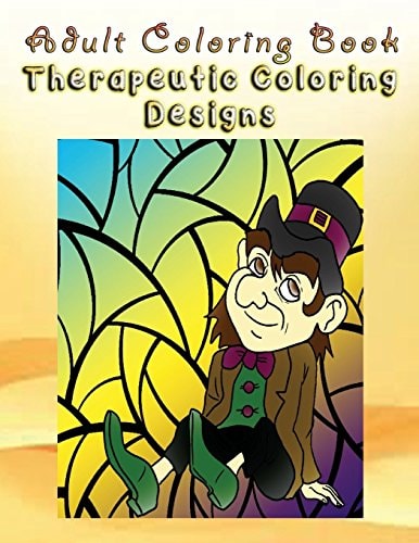 Adult Coloring Book Therapeutic Designs to Color Mandala Coloring Book