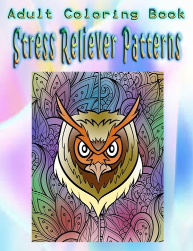 Adult Coloring Book Stress Reliever Patterns Mandala Coloring Book