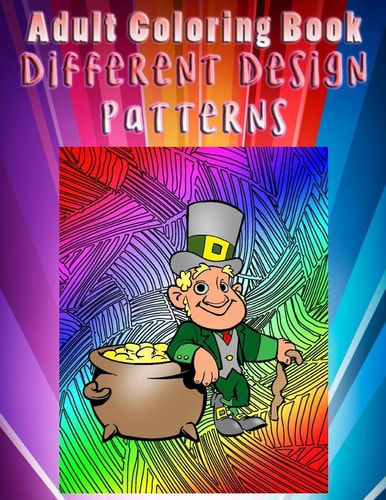 Adult Coloring Book Different Design Patterns Mandala Coloring Book