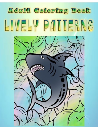 Adult Coloring Book Lively Patterns Mandala Coloring Book