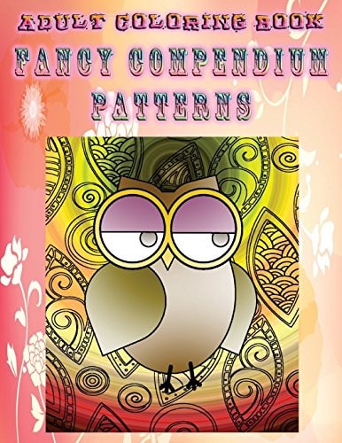 Adult Coloring Book Fancy Compendium Patterns Mandala Coloring Book