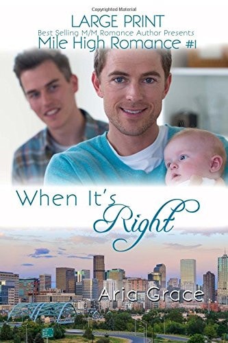 When It's Right Large Print M/M Romance