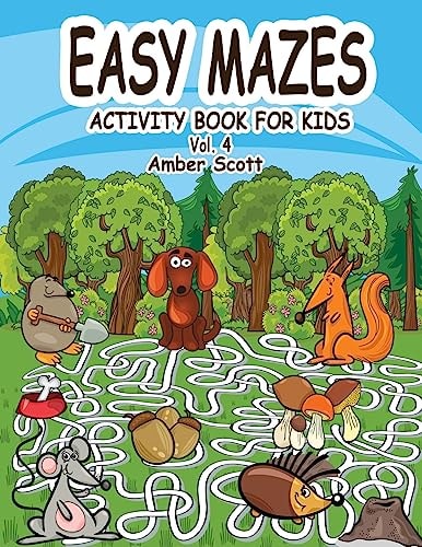 Eazy Mazes Activity Book For Kids - Vol. 4