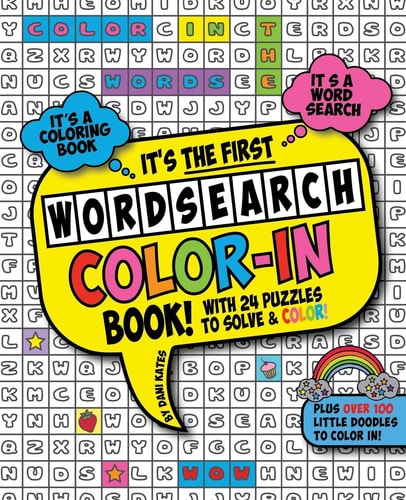 The First Word Search Color-In Book A WordSearch Coloring Book