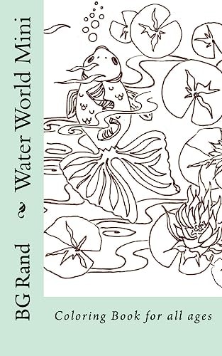 Water World Mini Coloring Book for All Ages