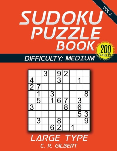 SUDOKU Puzzle Book - MEDIUM