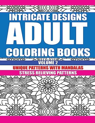 Intricate Designs Adult Coloring Books