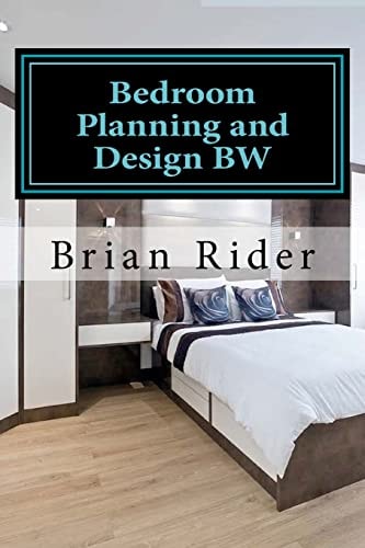 Bedroom Planning and Design BW Monochrome Version