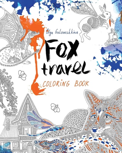 Fox Travel Coloring Book