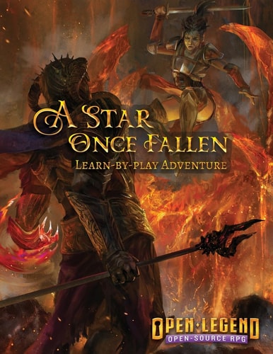 A Star Once Fallen Open Legend Learn-By-play Adventure Module