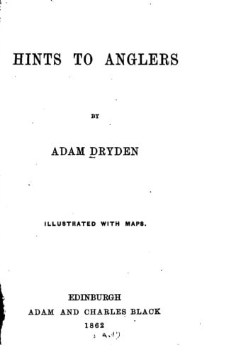 Hints to Anglers