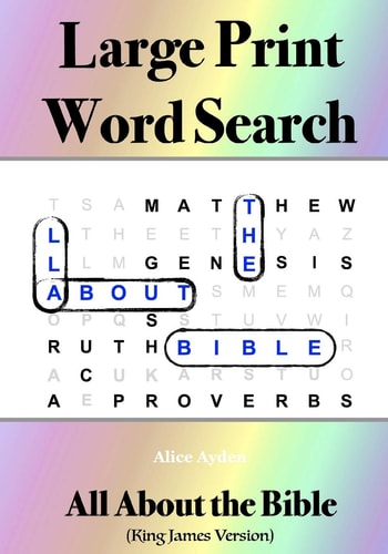 Large Print Word Search All About the Bible
