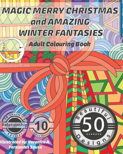 MAGIC Merry Christmas and Amazing Winter Fantasies Adult Colouring Book