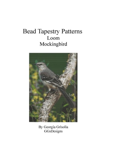 Bead Tapestry Patterns Loom Mockingbird