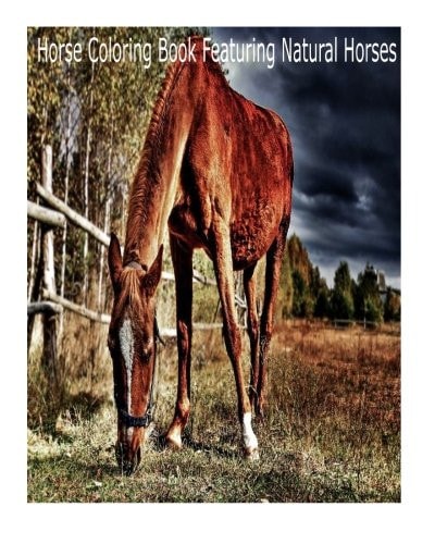 Magical Horses Colouring-In Horse Coloring Book Featuring Natural Horses