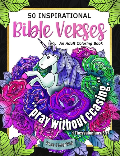 50 Inspirational Bible Verses An Adult Coloring Book