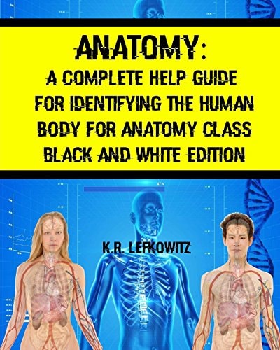 Anatomy A Complete Help Guide For Identifying The Human Body For Anatomy Class Black And White Edition