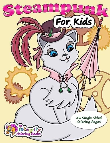 Steampunk for Kids Coloring Book