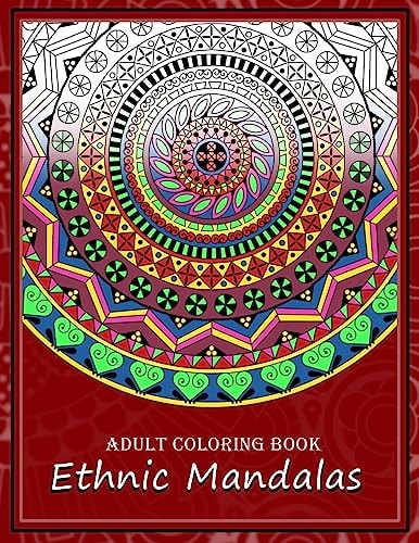 Adult Coloring Book Ethnic Mandalas