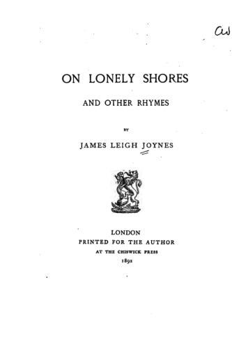On Lonely Shores and Other Rhymes