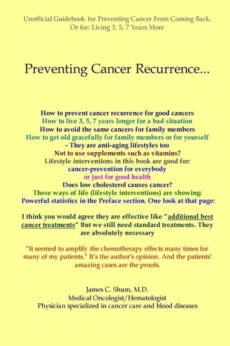 Preventing Cancer Recurrence Or Prolonging Survival by 3, 5, 7 Years